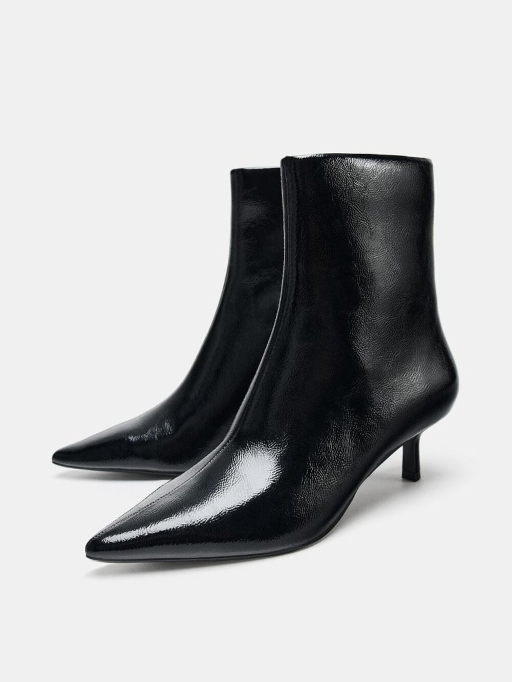 ZARA | Kitten Heel Ankle Boots